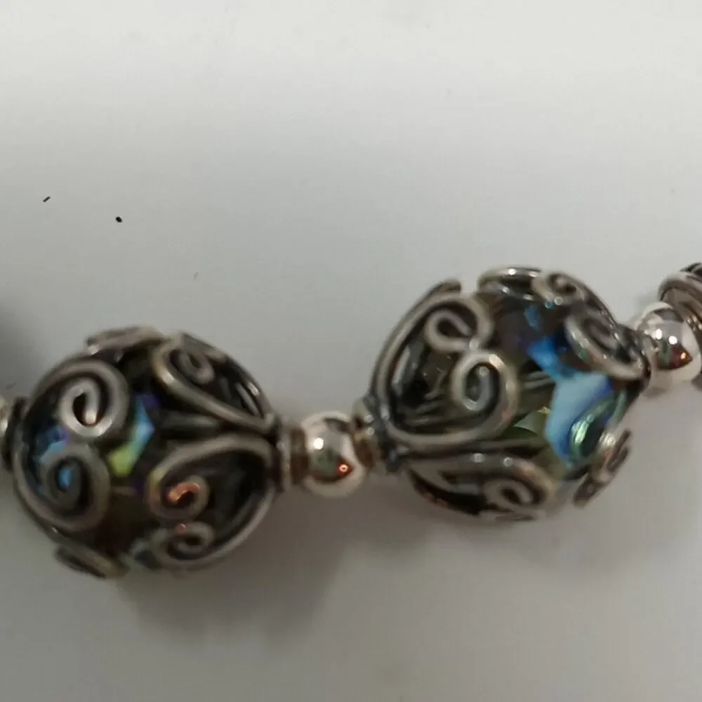 Kellie Wichser Women's Silver 3 Bead Bracelet